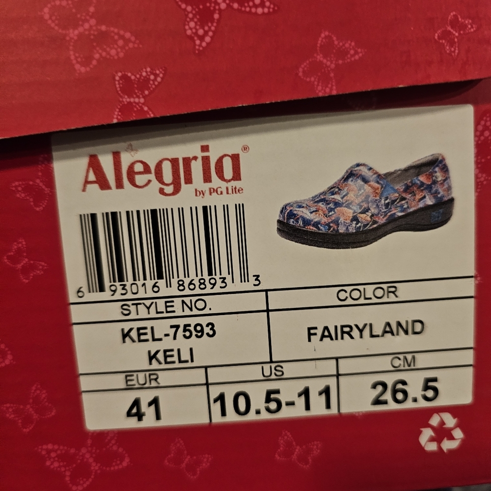 Mushroom Print Alegria Nursing Shoes - Picture 4 of 5